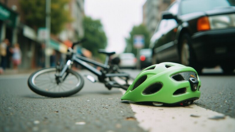 13-latka ranna w wypadku rowerowym na ul. Grunwaldzkiej trafiła do szpitala