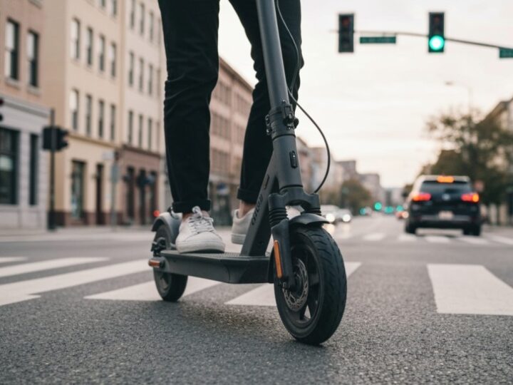 Burza i wypadek w Świnoujściu: Motocyklista roztrzaskał się o Peugeota przy stacji Shell