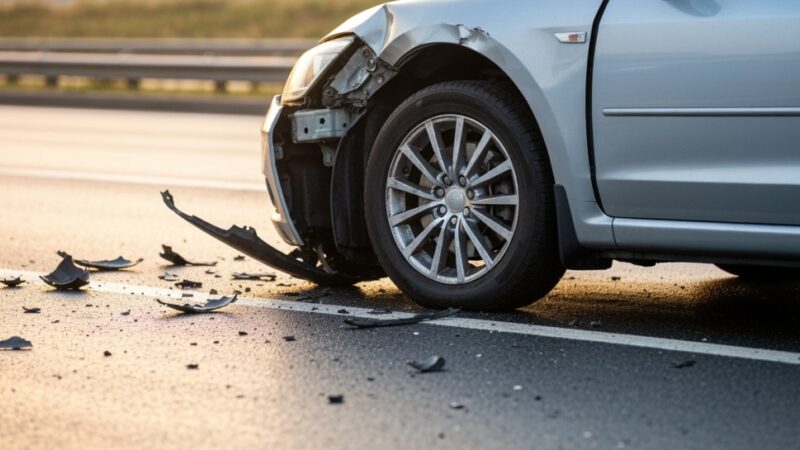Niebezpieczne zwężenie na S3: Wypadek w Wolinie wstrząsa kierowcami