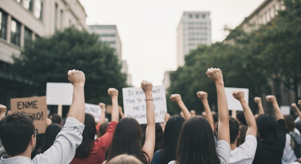 Oskarżony o znieważenie policjantów podczas protestu na granicy