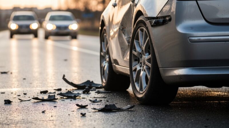 Wypadek na Wybrzeżu Władysława IV: Volkswagen zderzył się z Fiatem