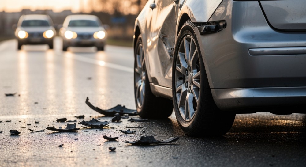 Wypadek na Wybrzeżu Władysława IV: Volkswagen zderzył się z Fiatem