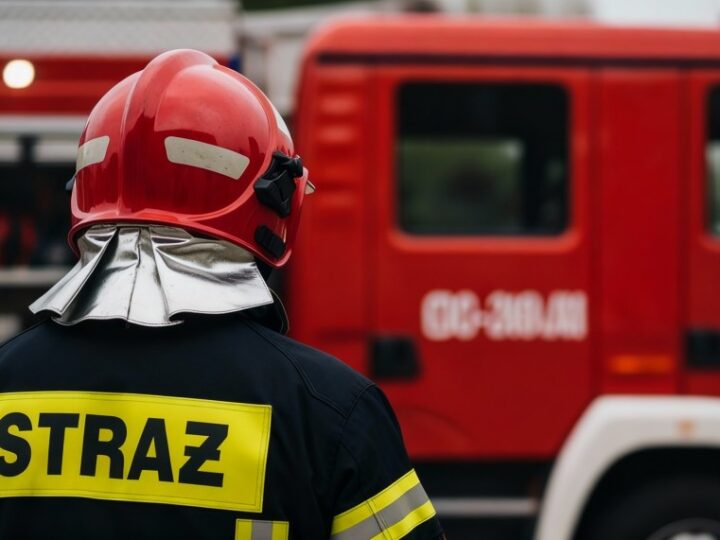 Nowe maski dla strażaków z Kamienia Pomorskiego – wsparcie od Gaz-Systemu