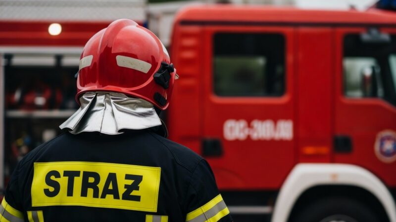 Nowe maski dla strażaków z Kamienia Pomorskiego – wsparcie od Gaz-Systemu