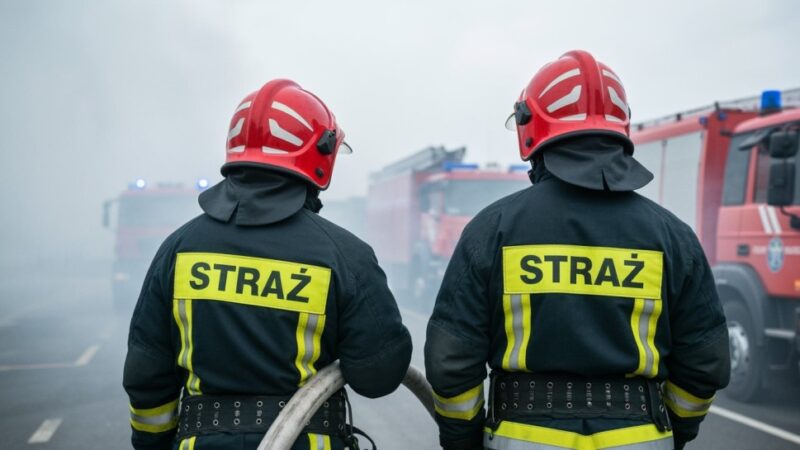 Policjanci w akcji: Bohaterska interwencja podczas pożaru w Świnoujściu