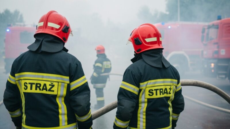 Celowe podpalenie w lesie: Pożar w Piaskach Wielkich zaniepokoił OSP Wolin