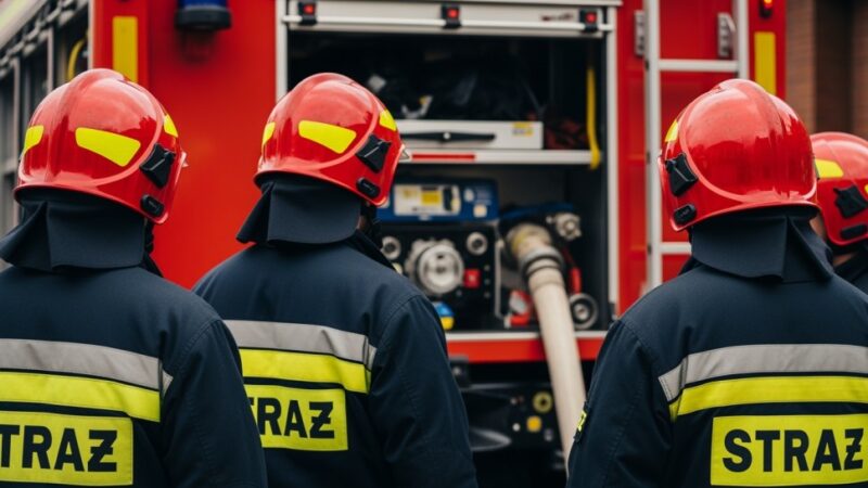 Młodzieżowa Drużyna Pożarnicza z Wolina: Szkolenie z pierwszej pomocy i budowa rot strażackich