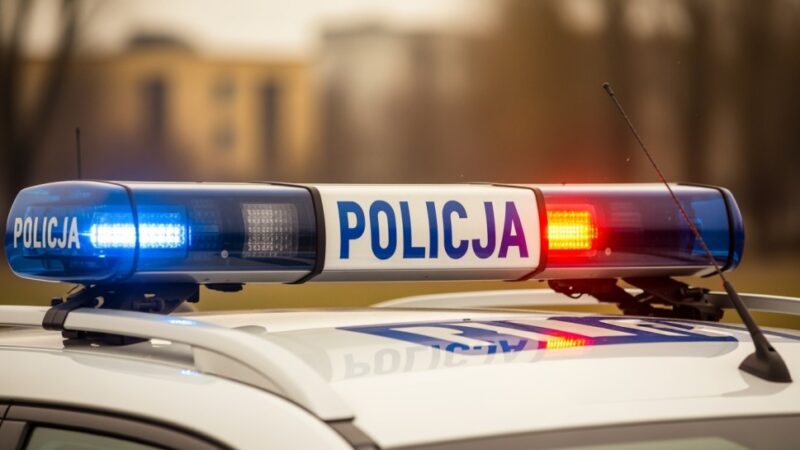 Policyjny pies Kizo sprawdzał szkołę podczas ćwiczeń ewakuacyjnych w Świnoujściu